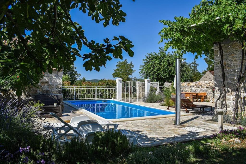Villa Stone House Kula Milica Mala Cista Exterior foto